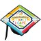 Big Dot of Happiness Kindergarten Here I Come - Kids Preschool Graduation Cap Decorations Kit - Grad Cap Cover